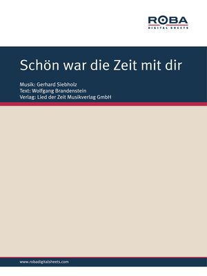 cover image of Schön war die Zeit mit dir
